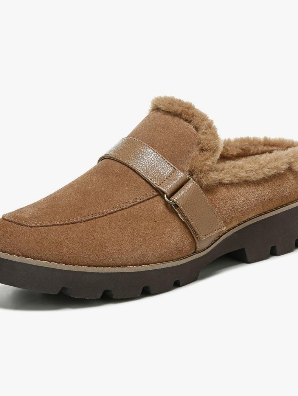 Vionic Womens Charm Kailen Faux Shearling Fuzzy Mules Size 7 - Picture 5 of 16